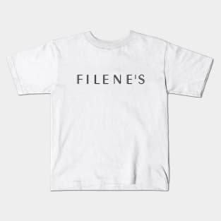 Filene's Department Store.  Boston, Massachusetts Kids T-Shirt